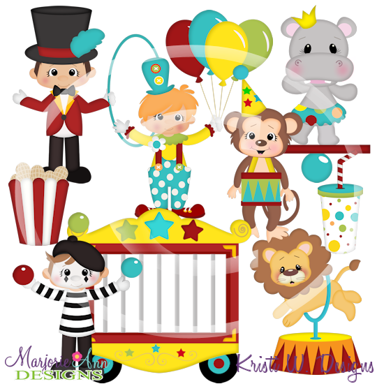 Carnival Crew-Boys SVG Cutting Files/Paper Piecing+Clipart - Click Image to Close